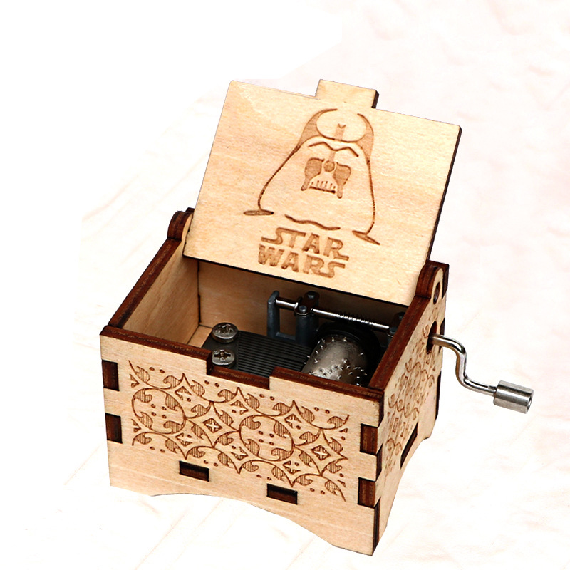 Wooden Music Box Carving Vintage Music Box Wooden Hand Music Box Music Box Music Box Music Box Fall in Love