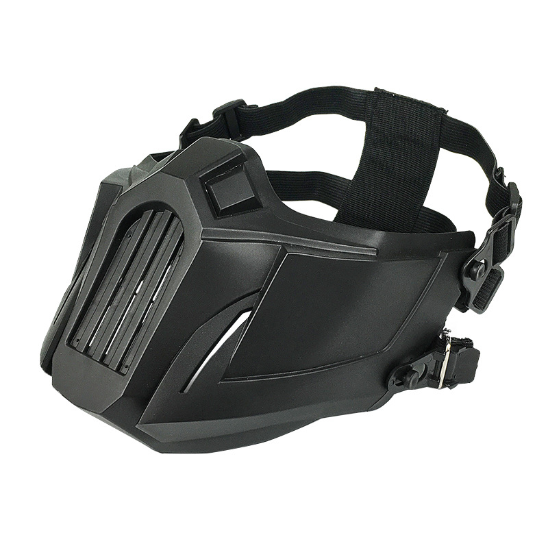 Amazon Hot Sale Half Face Protective Mask Military Fan Field CS Equipment Tactical Mask Live Outdoor CS Mask