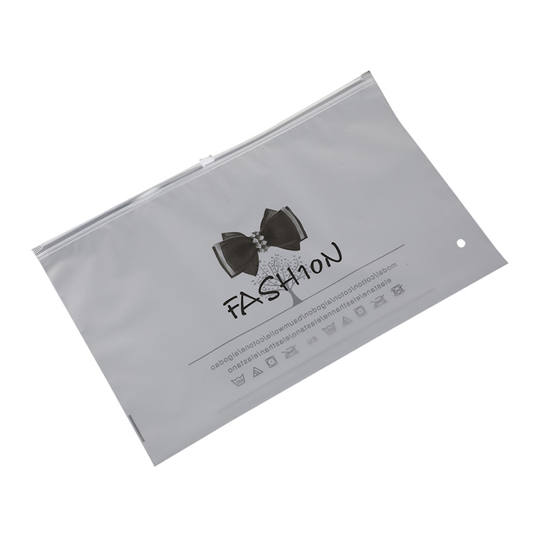 Spot wholesale underwear underwear swimsuit frosted zipper bag stockings bag leggings bra packaging bag