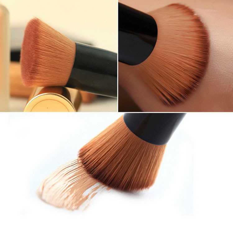 Single Fraxinus mandshurica repair brush makeup brush oblique head blush brush foundation brush beauty tools one-piece delivery in stock