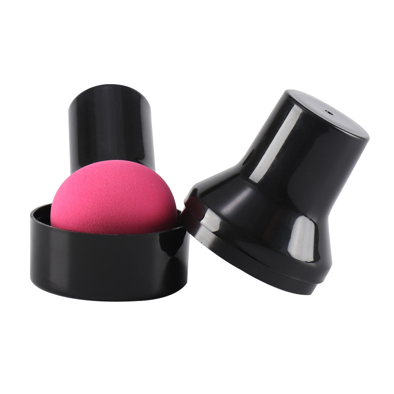 Air cushion BB cream mushroom head puff round head small mushroom puff with handle makeup sponge foundation mushroom head wholesale
