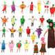 Parent-Child Kindergarten Children's Day Show Performance Clothing Handmade Creative DIY Fruit Clothing Environmental Protection Clothing