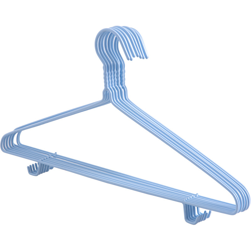 [New Bold Clothes Hanger Postage] Dip Plastic Clothes Rack Wholesale Dry and Wet Dual-use Adult Clothes Hanger