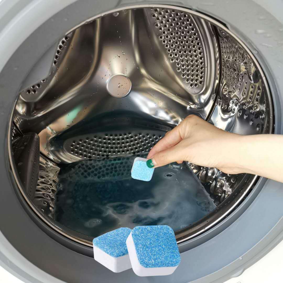 Factory Direct washing machine tank cleaning agent automatic drum washing machine cleaning effervescent tablets sterilization decontamination 12 pieces