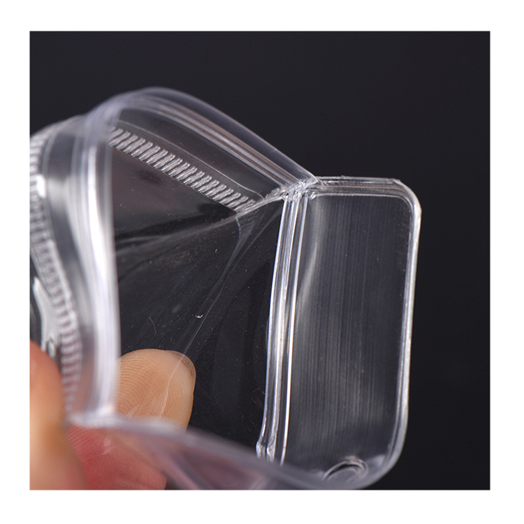 Earrings Storage Portable Small Jewelry Small Bag Plastic Bag Earrings Ring Storage Bag PVC Sealed Bag