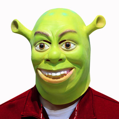 New Halloween Latex Shrek Mask Masquerade Movie Theme Funny Mask Factory Wholesale Headgear