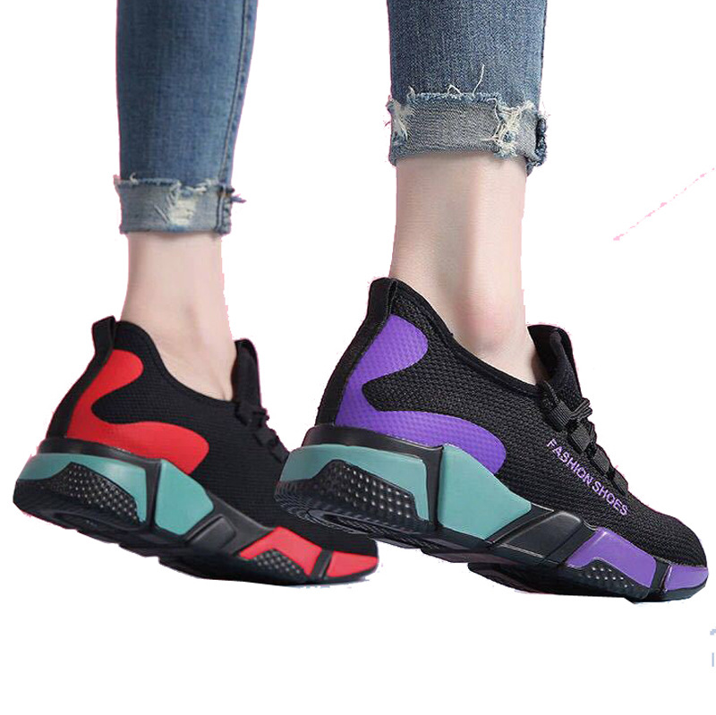 Manufacturers supply Spring and Autumn New Korean fashion women's shoes casual sports student shoes travel shoes