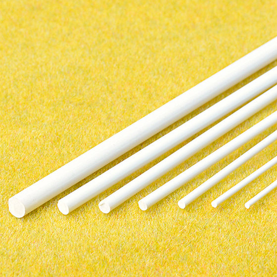 abs solid round bar plastic resin pipe Rod model building sand table landscaping DIY handmade material long 50cm