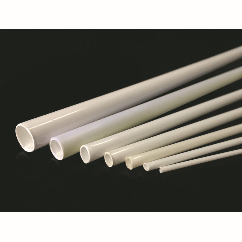 abs round tube plastic hollow tube white model tube Rod DIY manual modeling sand table making material outer diameter 2-10