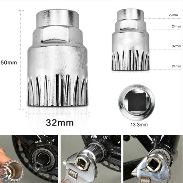 Bicycle repair tool suit mountain bike repair chain cutter bicycle repair flywheel axle disassembly tool