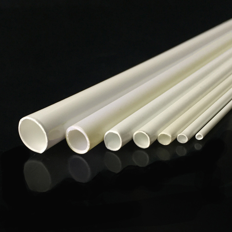 abs round tube plastic hollow tube white model tube Rod DIY manual modeling sand table making material outer diameter 2-10