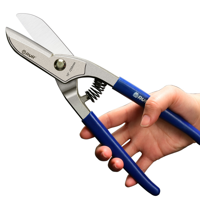 Factory supply German iron shears 10 inch stainless steel iron shears white iron shears 12 inch multifunctional steel belt shears