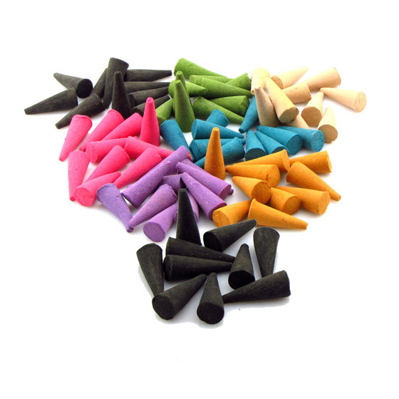 Wholesale small package tower incense cone fragrance strong aromatic indoor toilet deodorant air fresh cross-border in stock