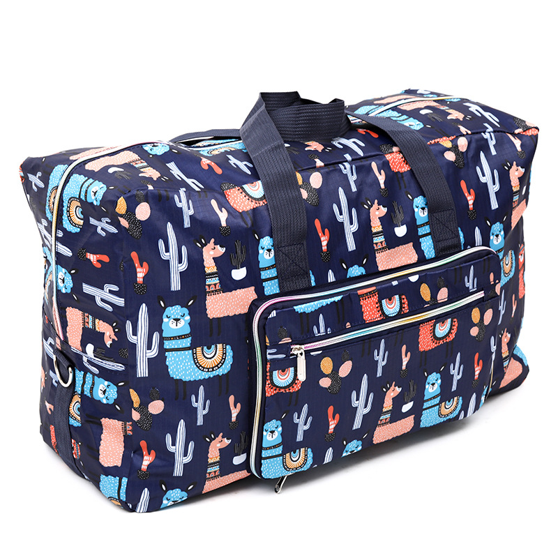 Folding travel bag handbag women's folding large capacity short-distance men's boarding waterproof luggage maternity bag 031