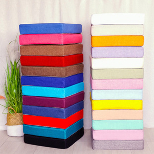 Factory Direct Sponge Cushion Imitation Cotton and Linen Cushion Wholesale Sponge Cushion Elevated Cushion Bay Window Cushion Sofa Cushion