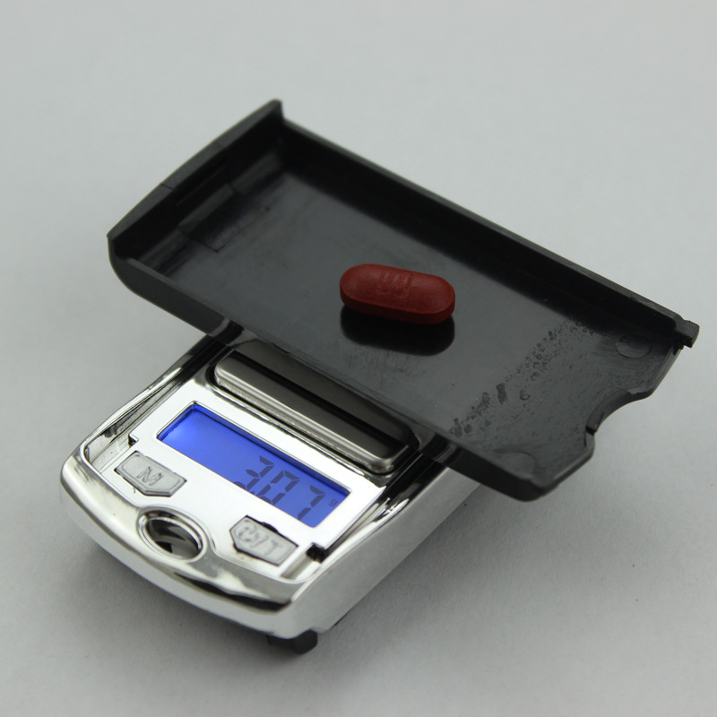 Mini jewelry scale personalized car key shape portable pocket scale high precision 200g/0.01g electronic scale