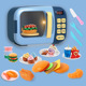 13 pieces +6 cans of colored clay microwave oven sea mist Blue