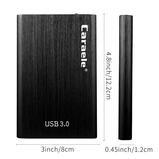 Caraele genuine goods Mobile Hard Drive USB3.0 500GB 1TB 2TB 4TB 8TB 16TB