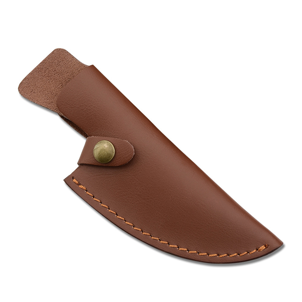 Spot knife cover outdoor camping knife cover Swiss army knife scabbard protective cover cowhide scabbard leather cover a variety of optional