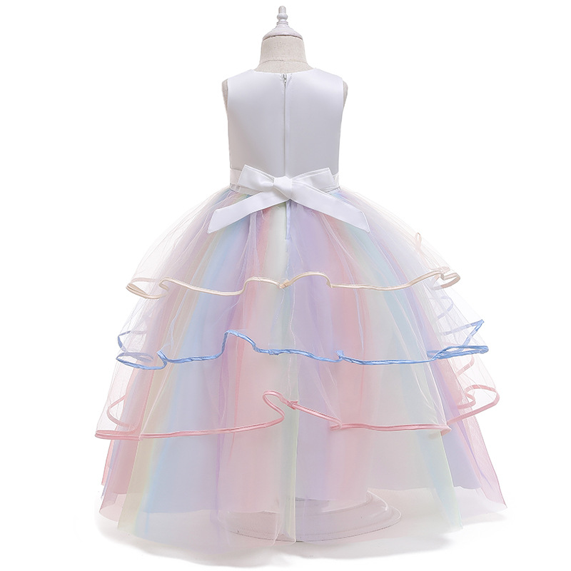 2024 new girls dress princess dress unicorn dress Amazon children's dress factory wholesale