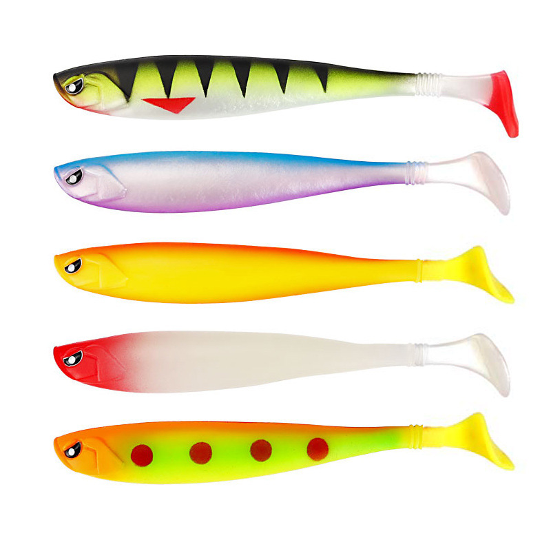 威とt尾軟魚12cm/10g背中に溝付き虹魚pvc材質ソフトシミュレーションルアー|undefined