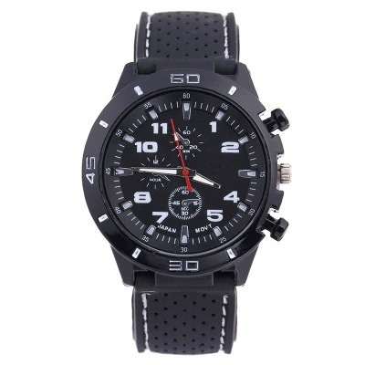 Explosive AliExpress ebay glue fashion Sports men's watch car line strap silicone student watch wholesale
