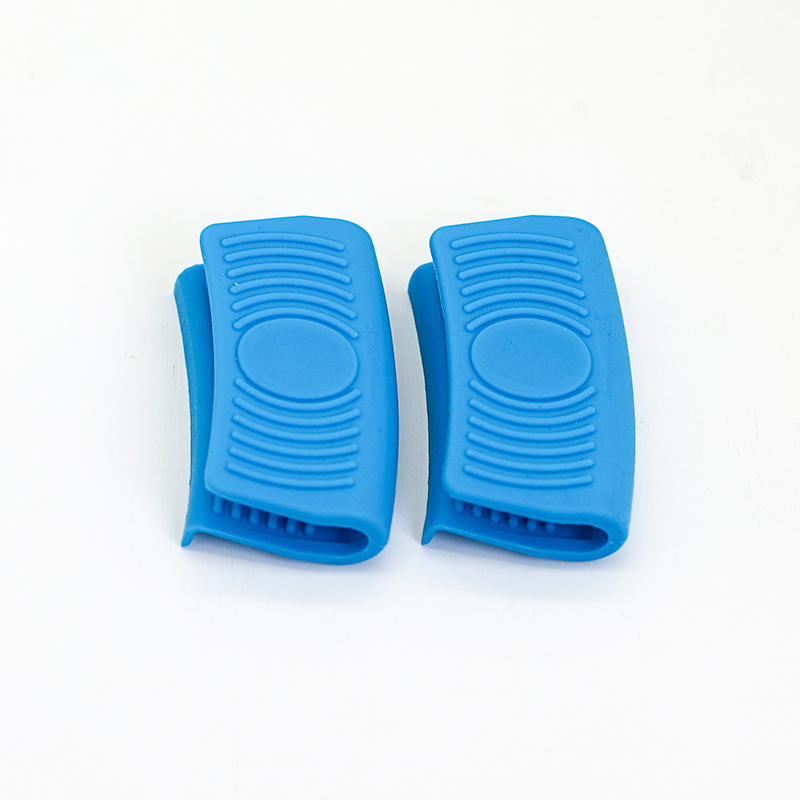 Cross-border Silicone Heat Insulation Hand Clip Non-slip Heat Insulation Gloves Kitchen Baking Oven Microwave Oven High Temperature Resistant Handle in stock