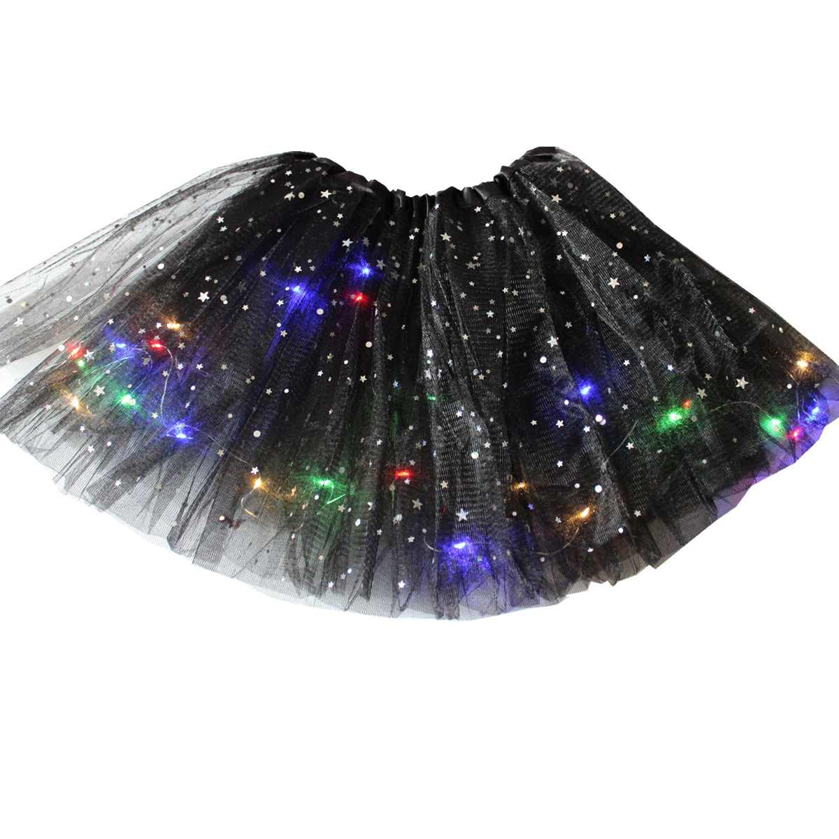 Children's mesh skirt led light skirt TUTU skirt luminous power tutu skirt ins explosion foreign trade Wholesale