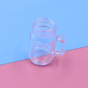 SOURCE manufacturer Mini Mason Cup simulated pearl milk tea cup beverage cup DIY food accessories small plastic cup