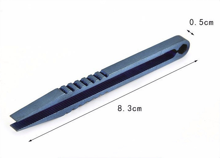 屋外ミニ軽量チタン合金 Tc4 ピンセット 5 色鮮やかな CNC 加工クランプ小型精密機器|undefined