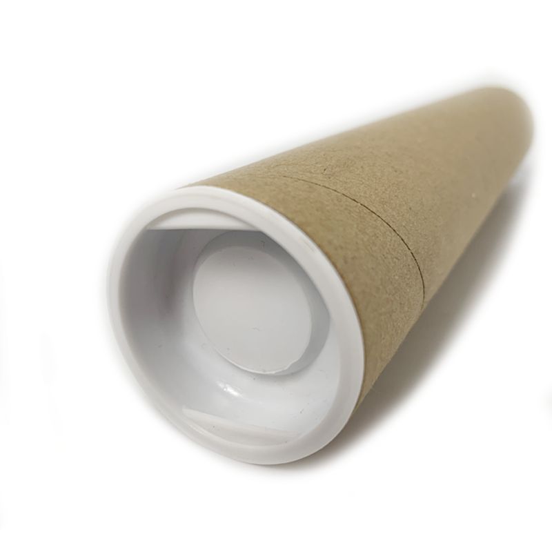 Paper tube manufacturers wholesale plastic cover paper tube round tube cylinder custom Kraft spiral poster express paper tube packaging