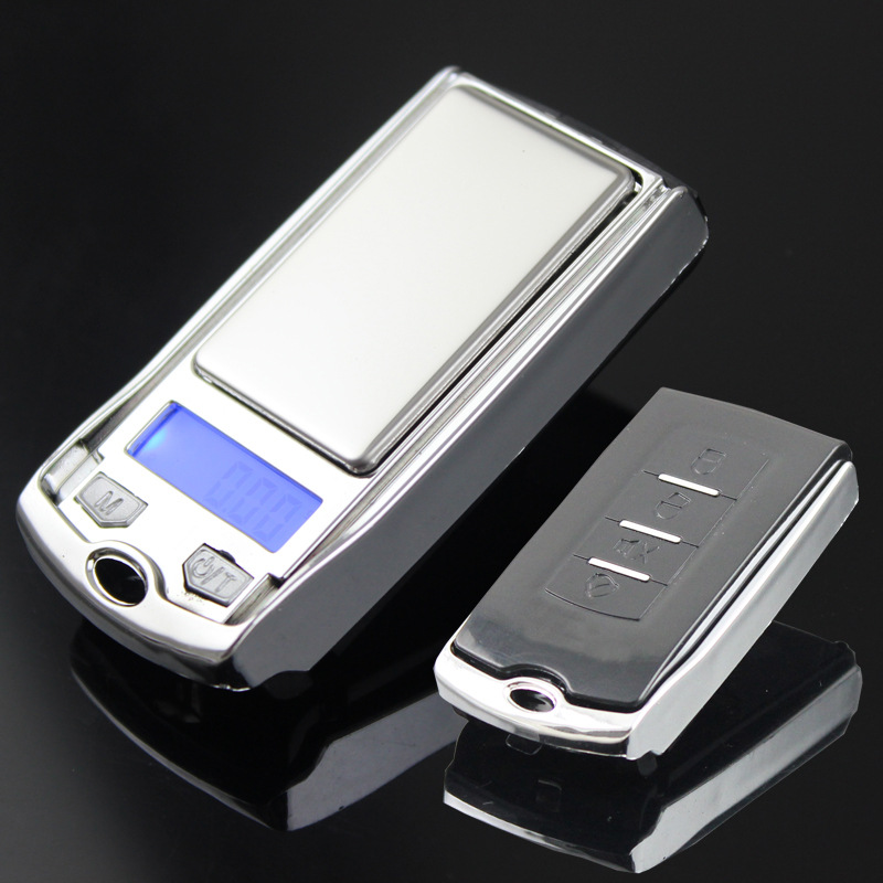 Mini jewelry scale personalized car key shape portable pocket scale high precision 200g/0.01g electronic scale