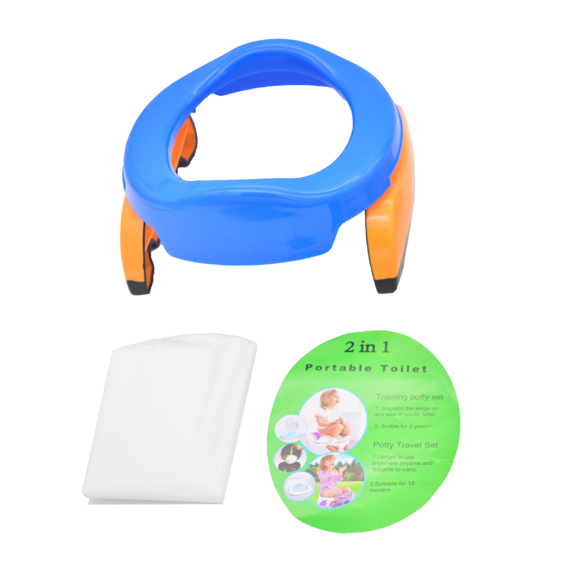 Strictly selected in stock children's toilet portable folding car toilet baby special bedpan thickened baby toilet