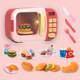 13 pieces +6 cans of colored clay microwave oven Coro Red