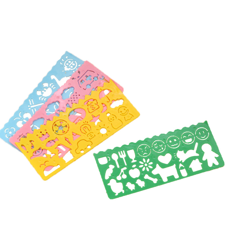 XZ-82 variety kaleidoscope wholesale student multi-functional drawing ruler Korean stationery creative stationery learning