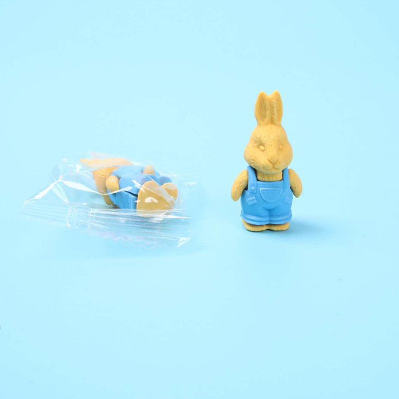 Primary School students three-dimensional animal cartoon cute stationery modeling ordinary children eraser kindergarten small wholesale rubber