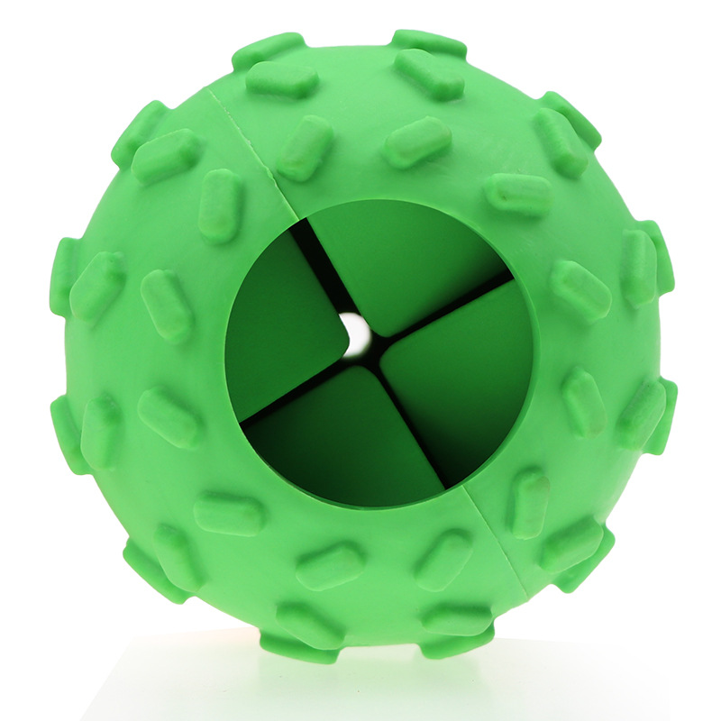 Pet Toy dog food leakage slow food dog toy ball molar dog bite toy bite-resistant rubber dog toy ball