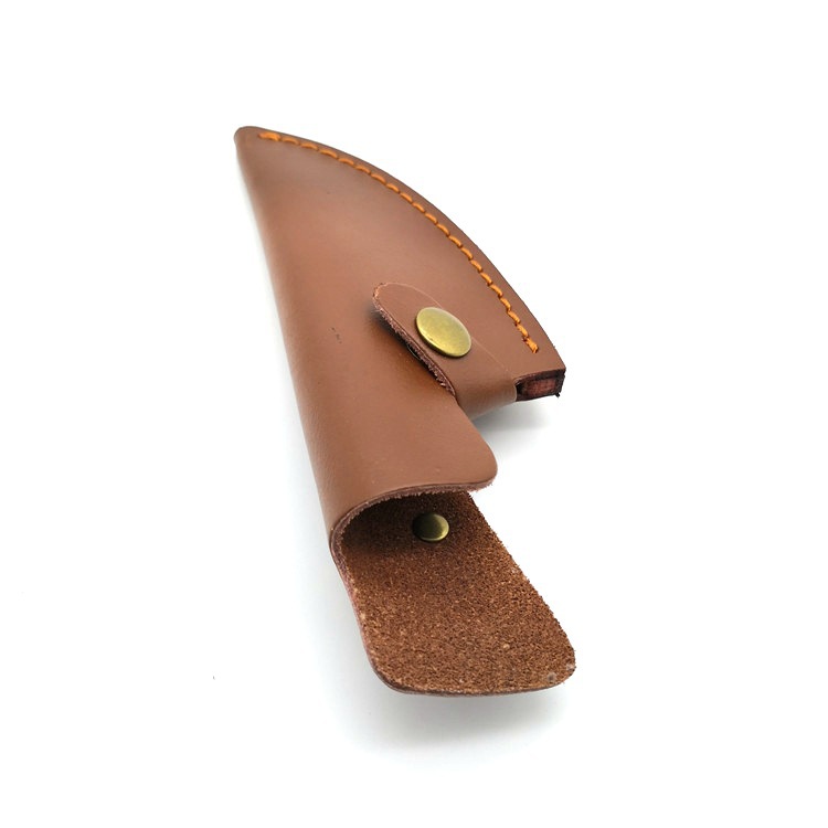 Spot knife cover outdoor camping knife cover Swiss army knife scabbard protective cover cowhide scabbard leather cover a variety of optional