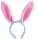 White powdered rabbit ears