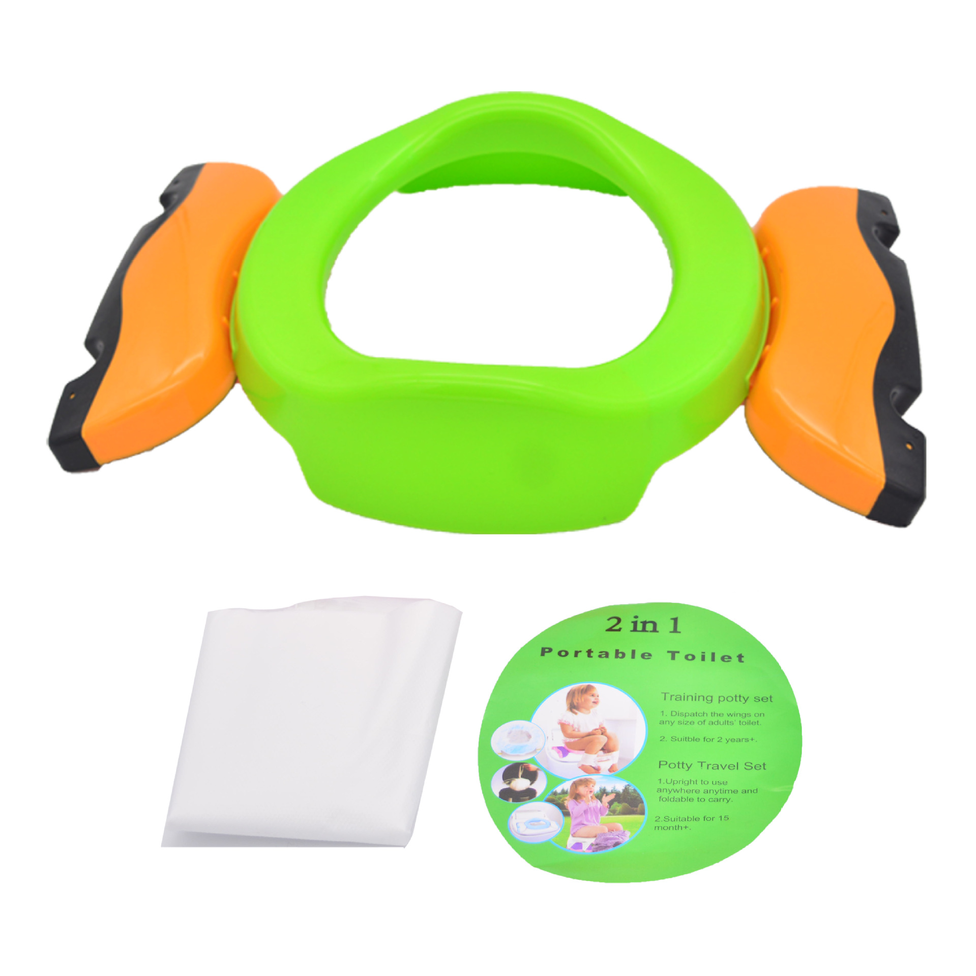 Strictly selected in stock children's toilet portable folding car toilet baby special bedpan thickened baby toilet