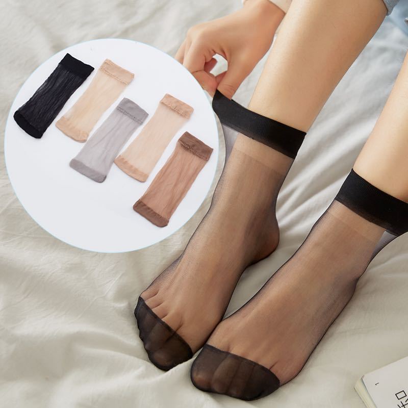 Factory wholesale Women's crystal socks summer crystal socks ladies short stockings pair socks wholesale candy socks hot sale