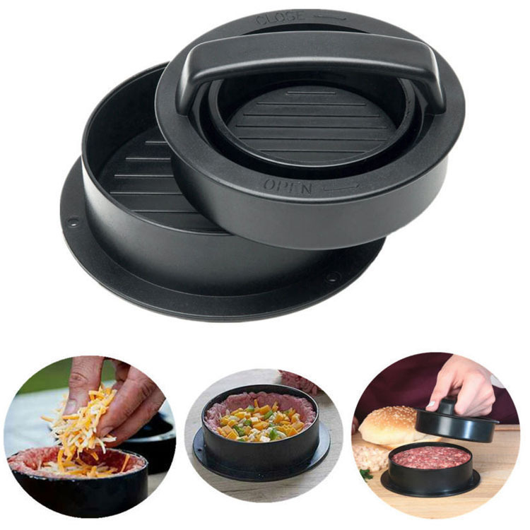 ABS material Amazon explosion hamburger meat Press meat cake press combination meat press hamburger manufacturing tools