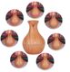 Factory Amazon Creative Ball Marquee Creative Wood Grain Small Vase USB Colorful Lights Office Humidifier