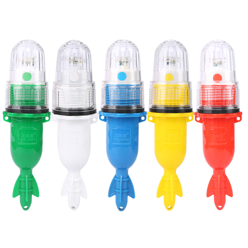 LED fish collection lamp strong light torpedo lamp 5 high-power light control network marker lamp underwater fishing lamp fishing lamp warning lamp