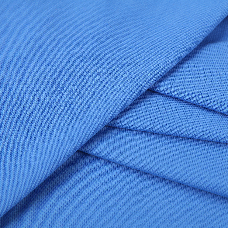 40 Pcts Fine Cotton Bracket Eating Hairy Cloth Lycra Cotton Single-sided Cloth Pure Cotton Plain Knitted Fabric Base Shirt T-shirt Fabric