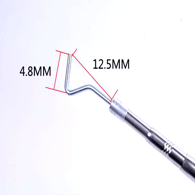Cage lifting hook fishing net Rod thickened stainless steel multi-functional telescopic rod copying net Rod shrimp cage lifting rod fishing Rod Hook