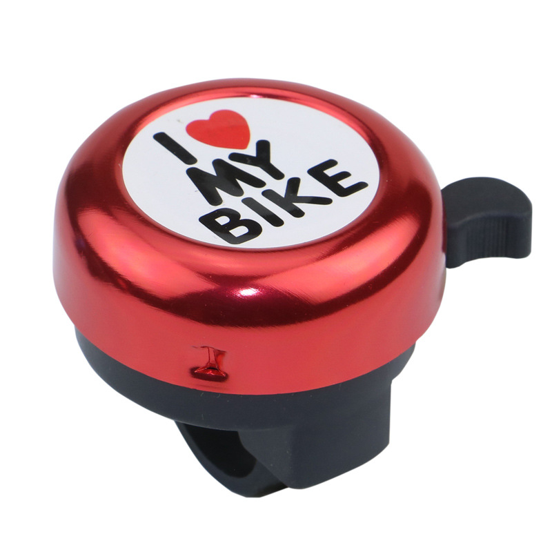 Bicycle Bell Children's Rider Pull Love Bell Sound Crisp LOGO Riding Accessories