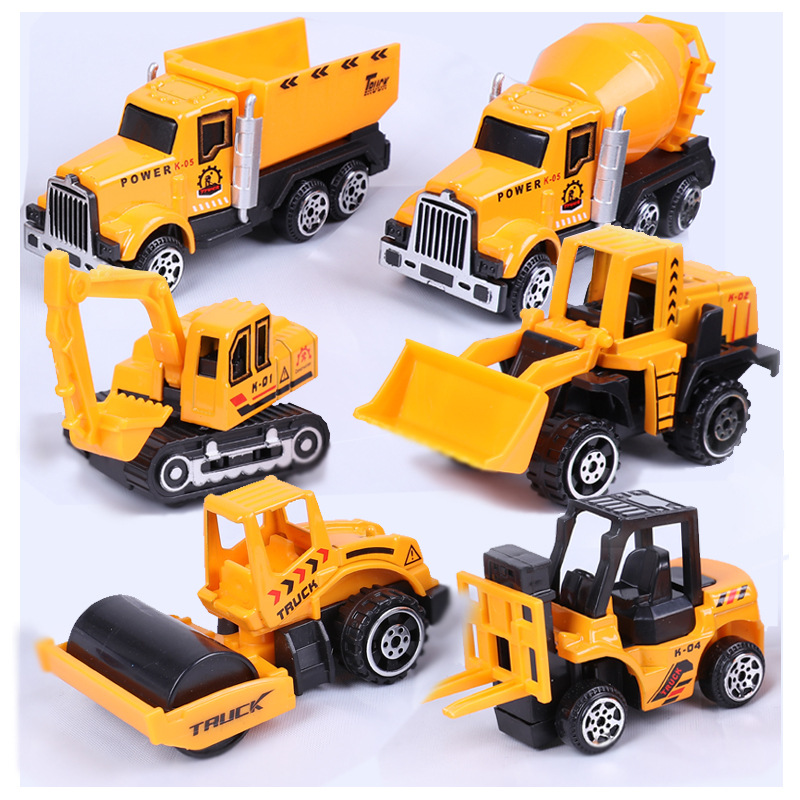 Xingyuanda alloy car model engineering car simulation model children's toy excavator crane car boutique machine gift