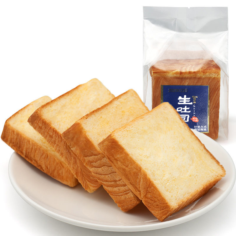 Raw toast shredded bread 70 g/bag milk flavor non-sandwich meal cake casual snack wholesale one-piece delivery