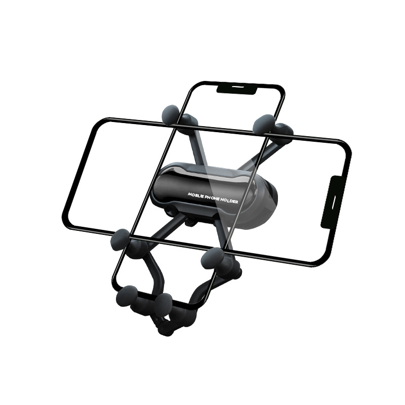 Car supplies six-point support air outlet Gravity Mobile phone bracket one-piece delivery interior car mobile phone bracket